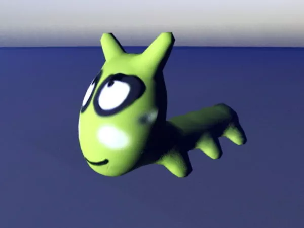 Small Rhinoceros Beetle 3d model