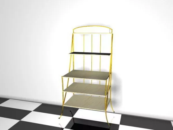 Office Magazine Rack 3d model Office Magazine Rack 3d model