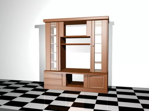 Office Wall Cabinet 3d model Office Wall Cabinet 3d model