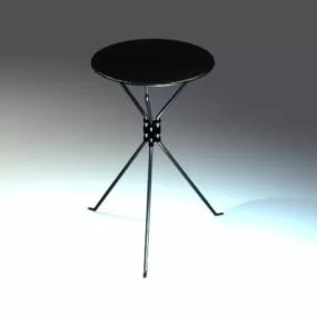 Metal Bar Table 3d model