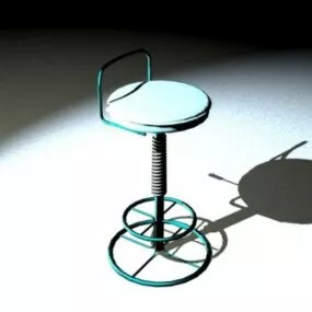 Rotating Bar Stool 3d model