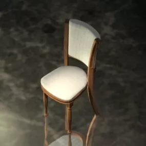 Upholstered Dining Chair 3d model