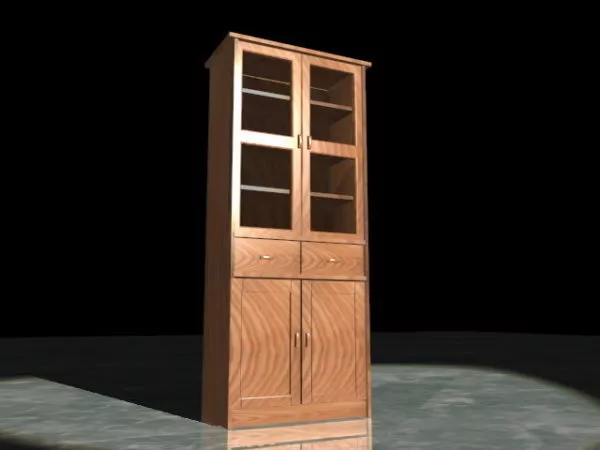 Tall Bookcases 3d model Tall Bookcases 3d model