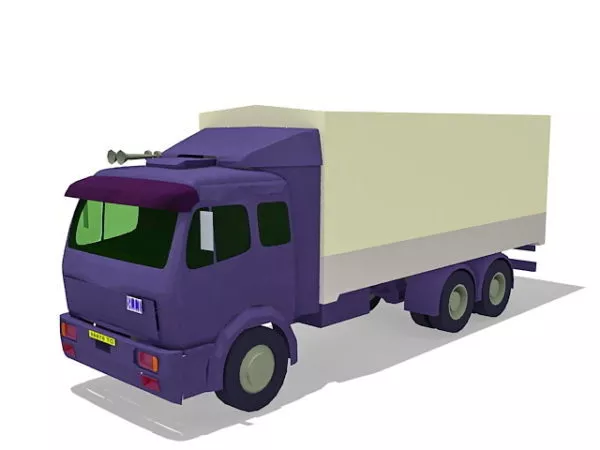 Box Truck 3d model Box Truck 3d model