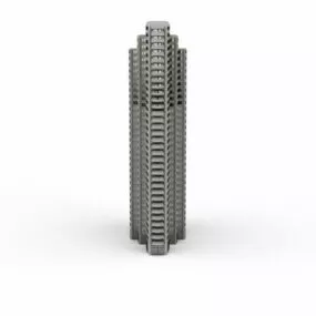 Modern Office Block 3d model