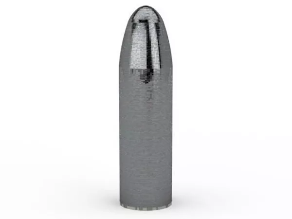 Bullet Shaped Building 3d model Bullet Shaped Building 3d model