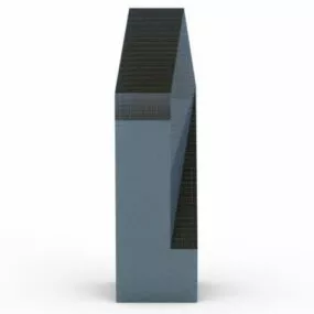 Modern Glass Office Building 3d model