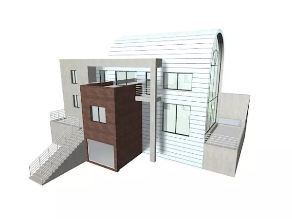Moon Pool Household 3d model