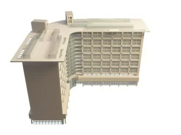 Department Store Architecture 3d model Department Store Architecture 3d model