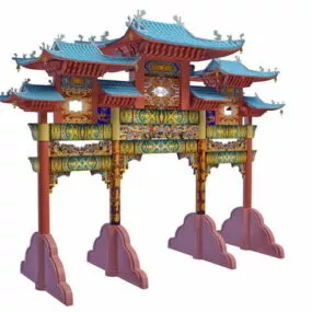 Chinese Paifang 3d model
