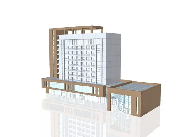 Business Office Building 3d model Business Office Building 3d model