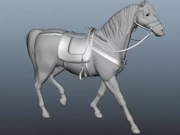 Animated Horses Running 3d model Animated Horses Running 3d model