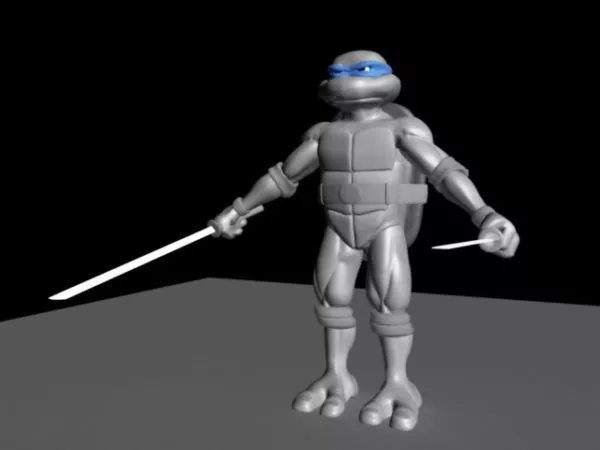 Ninja Turtles Rig 3d model Ninja Turtles Rig 3d model