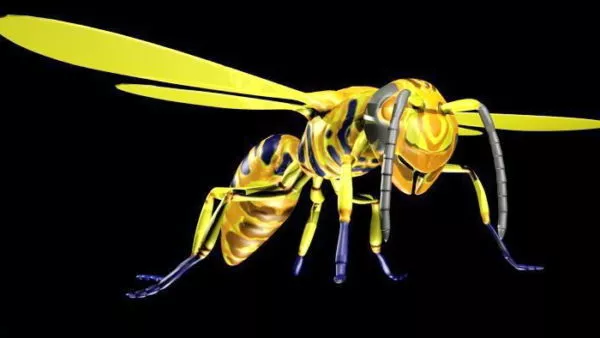 Wasp Bee With Texture 3d model