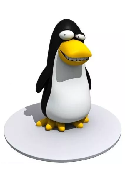 Funny Penguin Cartoon 3d model Funny Penguin Cartoon 3d model
