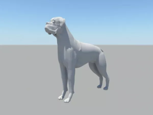 Grumpy Dog 3d model Grumpy Dog 3d model