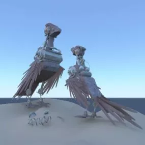 Robot Bird 3d model