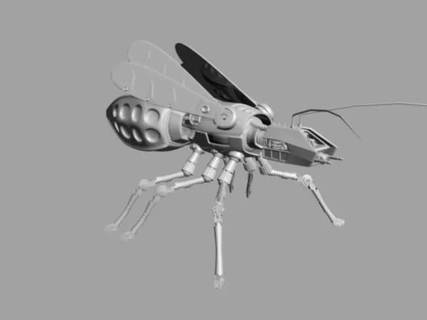 Flying Robot 3d model Flying Robot 3d model