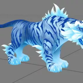 Blue Tiger 3d model