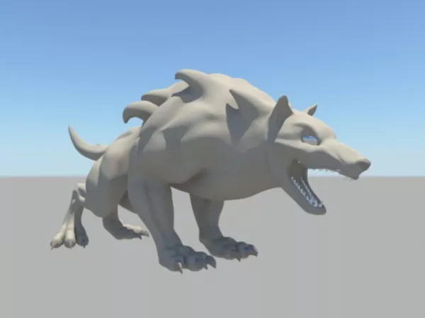Jackal Wolf 3d model