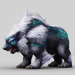 Druid Bear 3d model