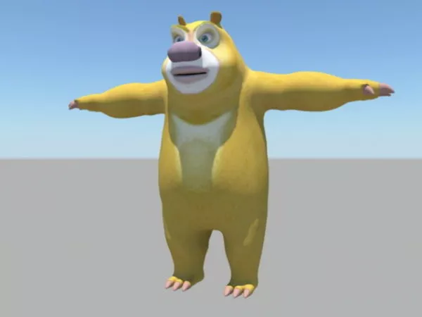 Anthropomorphic Bear Rig 3d model Anthropomorphic Bear Rig 3d model