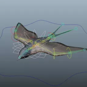 Swallow Bird Rig 3d model