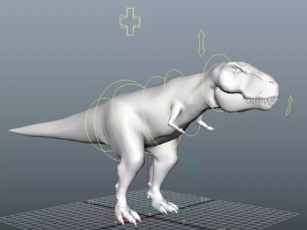Animated Brontosaurus Dinosaur 3d model
