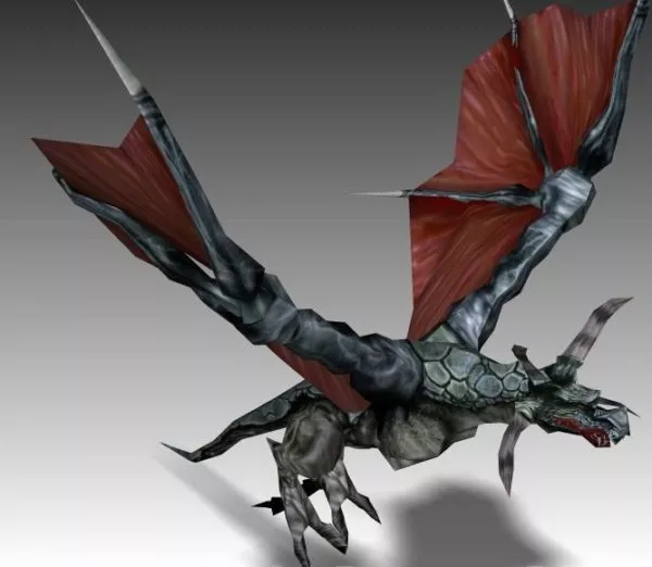 Animated Dragon 3d model Animated Dragon 3d model