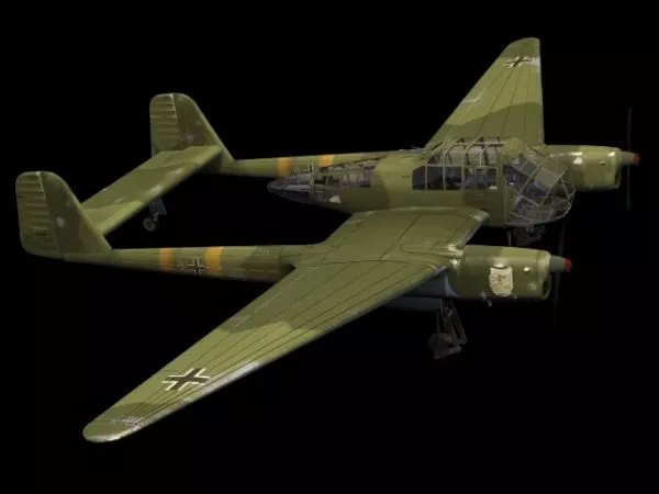 Wulf Fw 189 Reconnaissance Aircraft 3d model Wulf Fw 189 Reconnaissance Aircraft 3d model