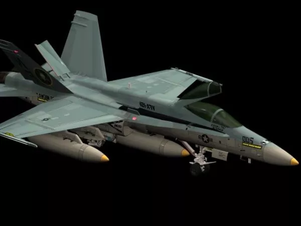 Boeing Super Hornet Fighter 3d model Boeing Super Hornet Fighter 3d model