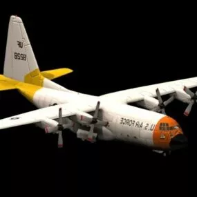 Hercules Transport Aircraft 3d model