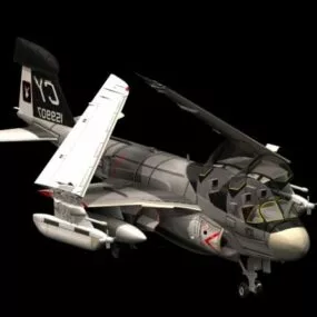 Grumman Ea-6b Prowler Aircraft 3d model