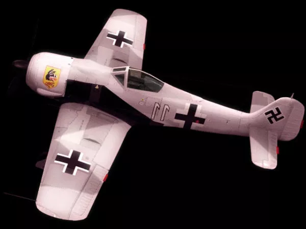 Fw 190 Fighter Aircraft 3d model Fw 190 Fighter Aircraft 3d model