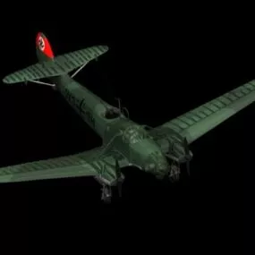 Fw 58b Aircraft 3d model