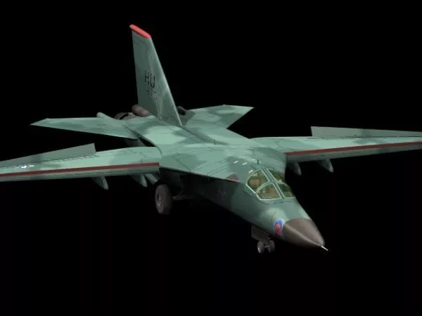 F-111 Aardvark Fighter Aircraft 3d model F-111 Aardvark Fighter Aircraft 3d model