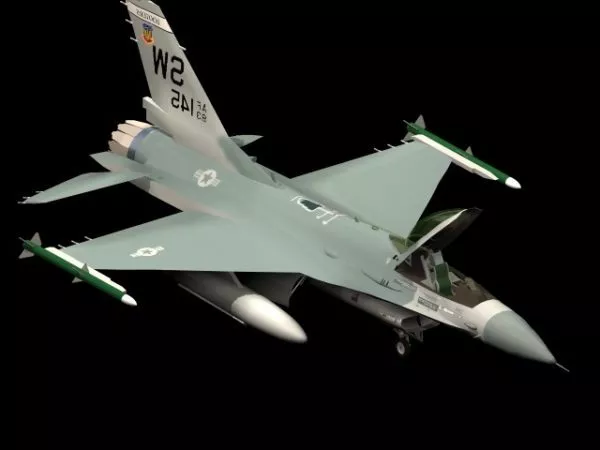 F-16 Fighting Falcon 3d model F-16 Fighting Falcon 3d model