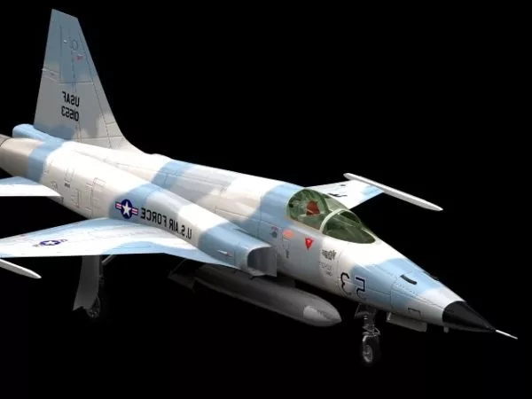 F-5e Tiger Ii Fighter Aircraft 3d model F-5e Tiger Ii Fighter Aircraft 3d model