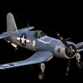 Vought F4u Corsair Fighter 3d model
