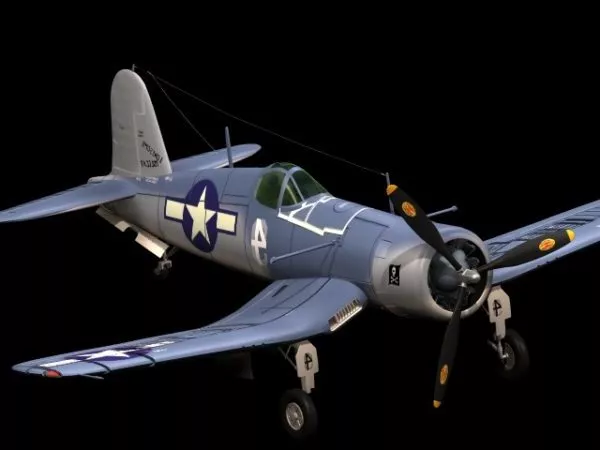 Vought F4u Corsair Fighter 3d model Vought F4u Corsair Fighter 3d model