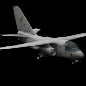 Lockheed Es-3a Shadow Aircraft 3d model