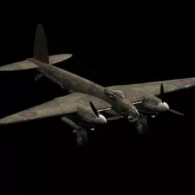 De Havilland Mosquito Combat Aircraft 3d model