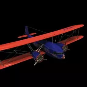 Curtiss B-2 Condor Heavy Bomber 3d model