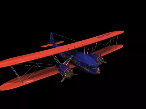 Curtiss B-2 Condor Heavy Bomber 3d model Curtiss B-2 Condor Heavy Bomber 3d model