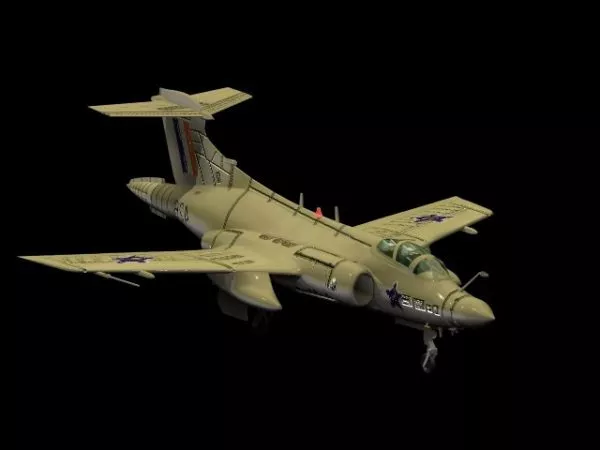 Blackburn Buccaneer Strike Aircraft 3d model Blackburn Buccaneer Strike Aircraft 3d model