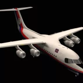 British Aerospace 146 Airliner 3d model