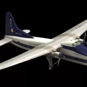 Bristol Type 170 Freighter 3d model