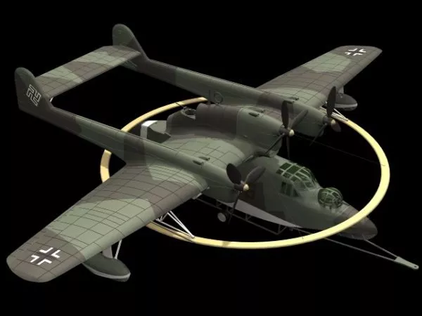 Blohm & Voss Bv 138 Flying Boat 3d model Blohm & Voss Bv 138 Flying Boat 3d model