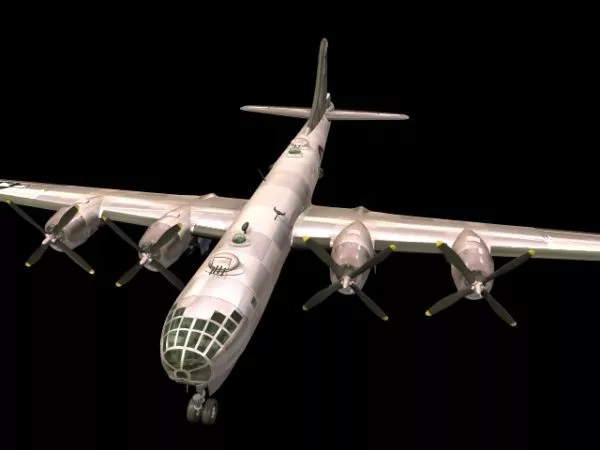 Boeing B-29 Superfortress 3d model Boeing B-29 Superfortress 3d model