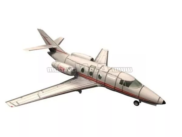 Futuristic Combat Jet 3d model